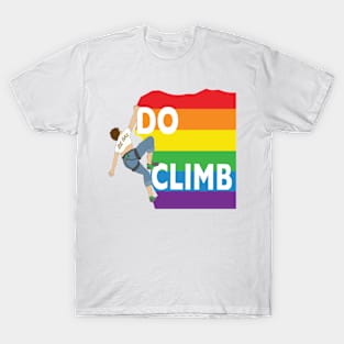 Be Gay Do Climb Flag T-Shirt